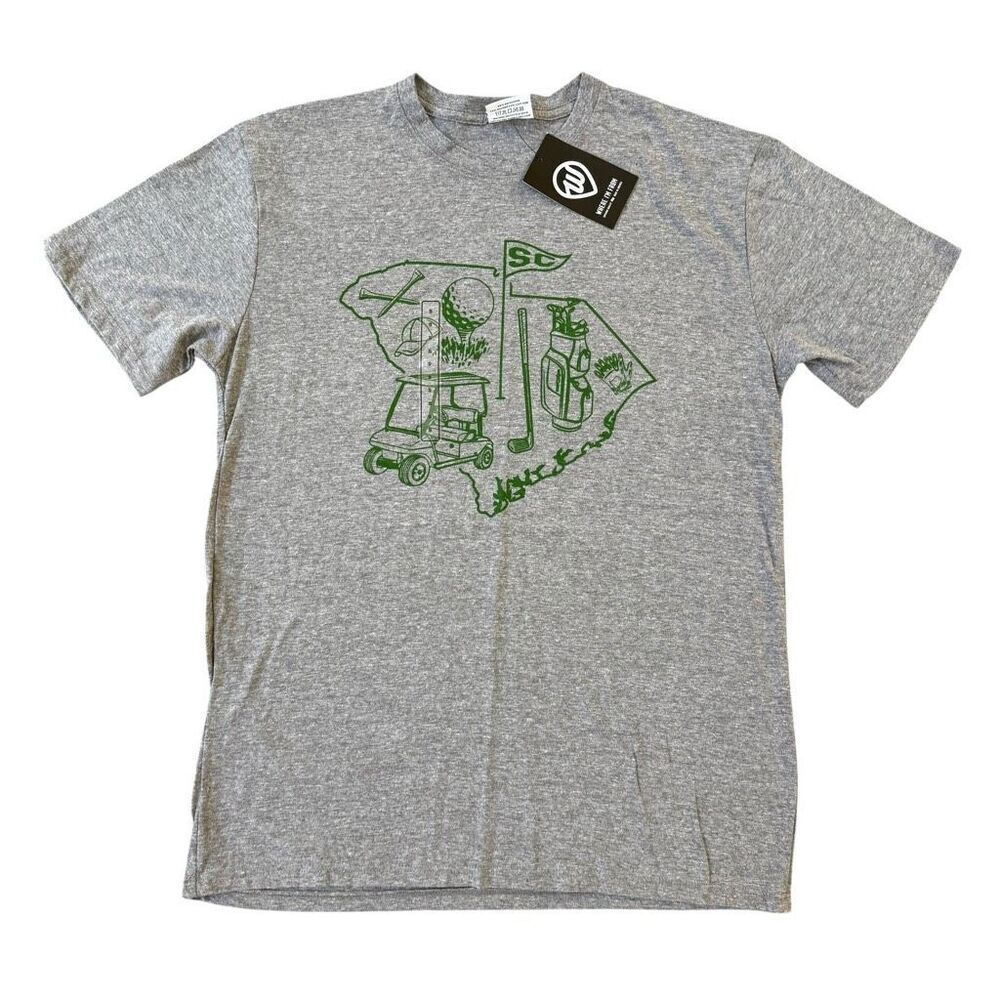 Where I'm From Adult South Carolina grey heather T-Shirt size S NWT